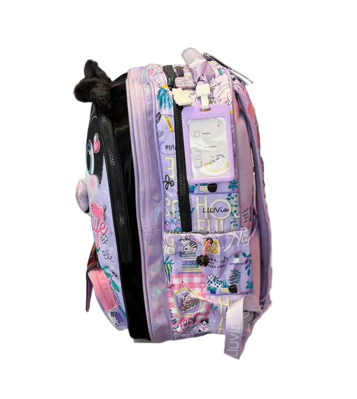 Mochila Primaria Gato Lluvia LL26BPC01