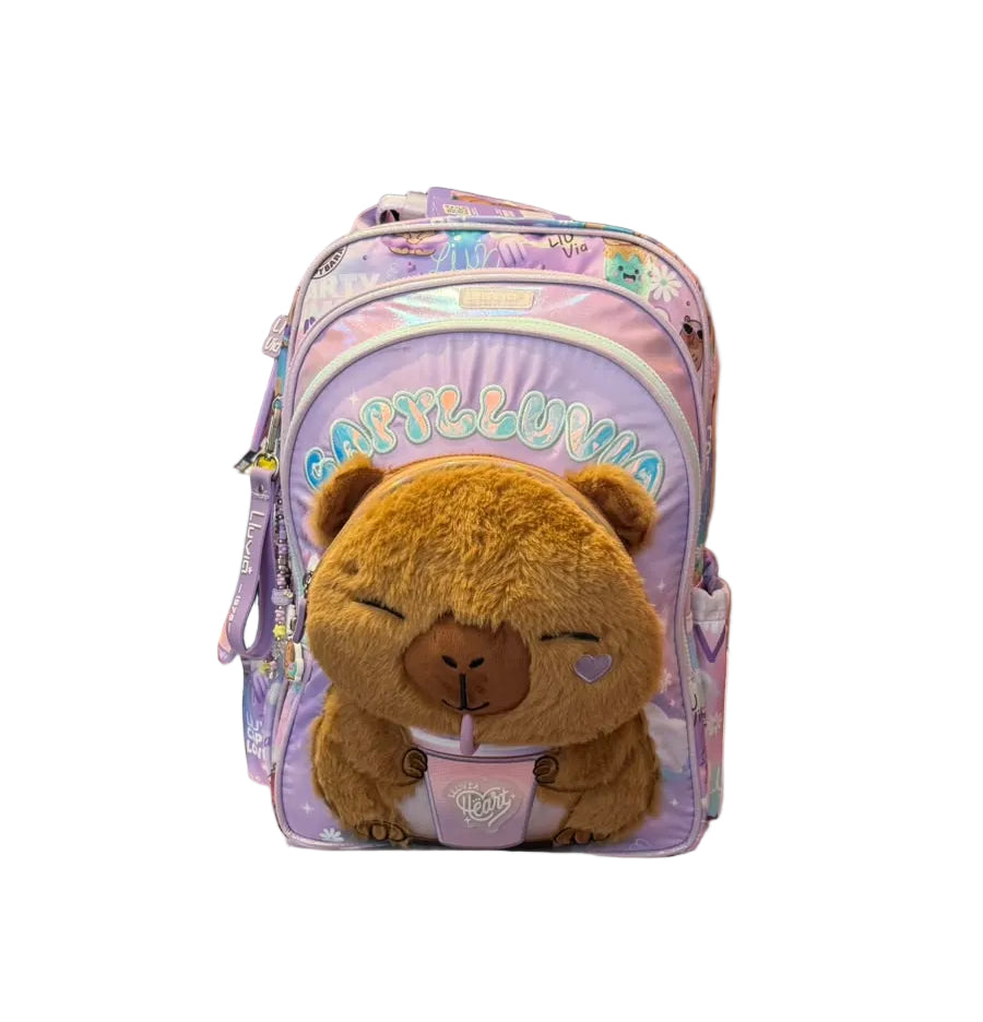 Mochila Primaria Capibara Lluvia LL26BPC04