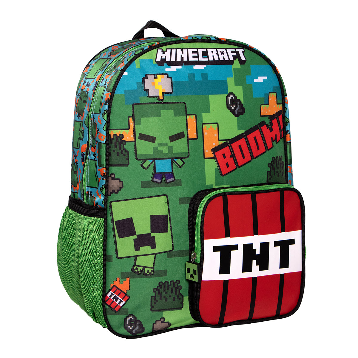 Mochila Primaria Minecraft Ruz 186840