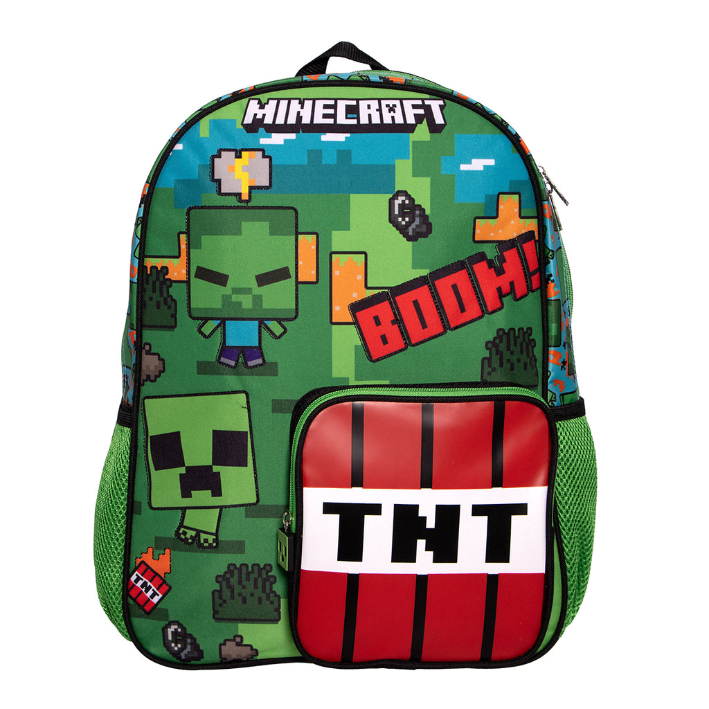 Mochila Primaria Minecraft Ruz 186840
