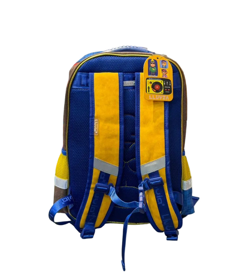 Mochila Primaria Simios Lluvia LL26BPD06