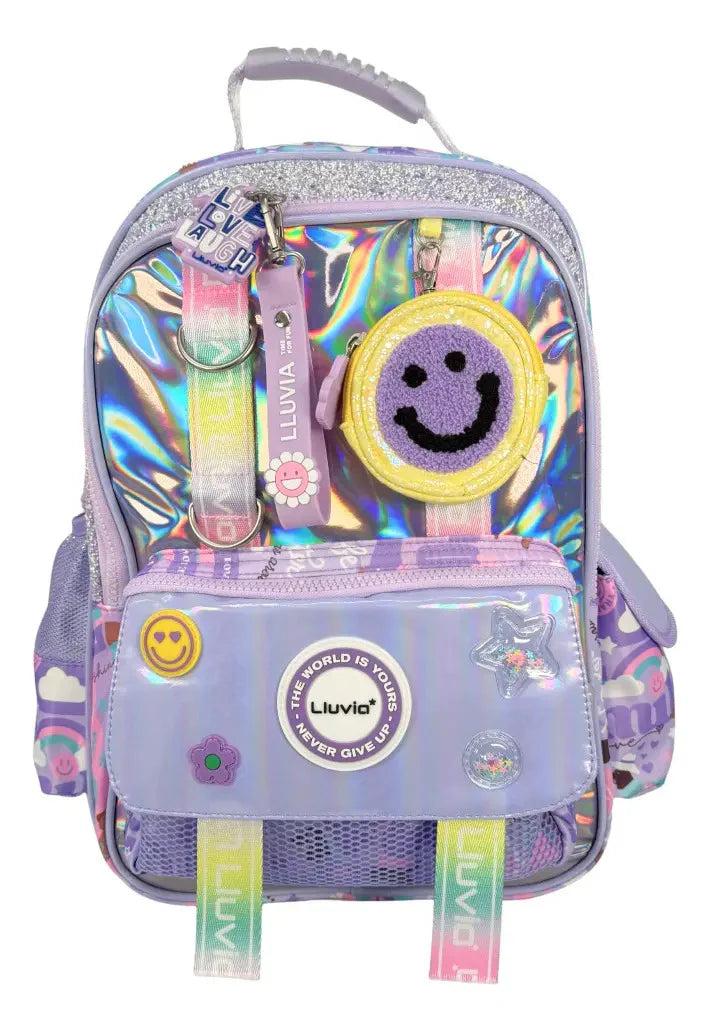 Mochila Kinder Lila Lluvia LL25KBC11