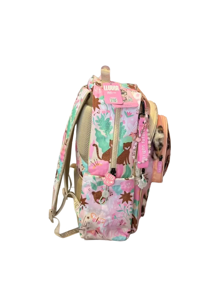 Mochila Primaria Leopardo Lluvia LL26BPC02