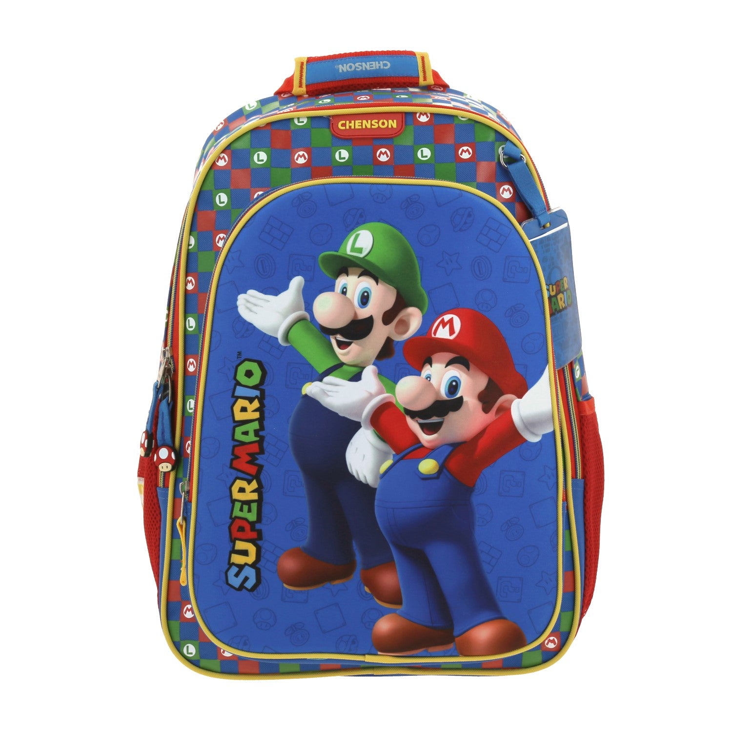 Mochila Primaria Mario Bros Chenson MB65967-9