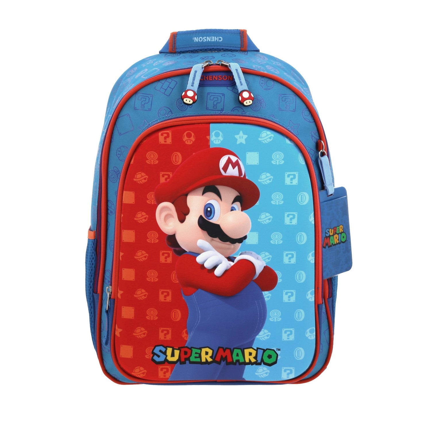 Mochila Primaria Mario Bros Chenson MB66078-9