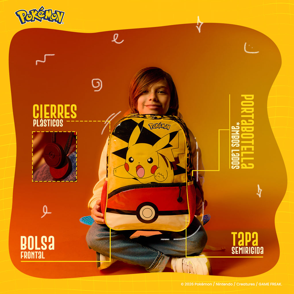 Mochila Primaria Pokemon PKM001-BP081A
