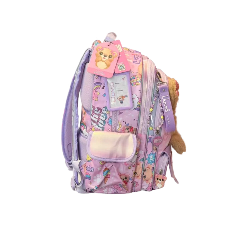 Mochila Primaria Oso Lluvia LL26BPC09