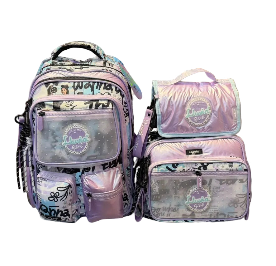 Combo Primaria Lila Tornasol Lluvia LL26BPC48
