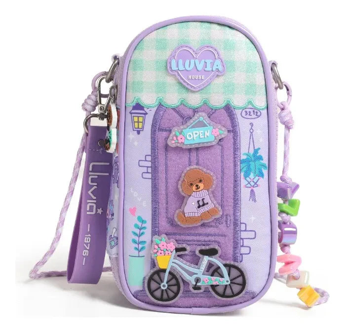 Lapicera Lila Con Accesorios Lluvia LL26PCC14