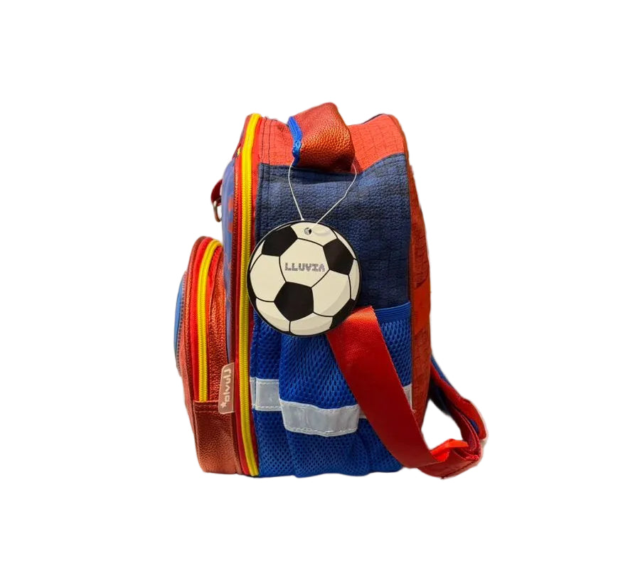 Combo Primaria Futbol Rojo/Azul Lluvia LL26BPD13