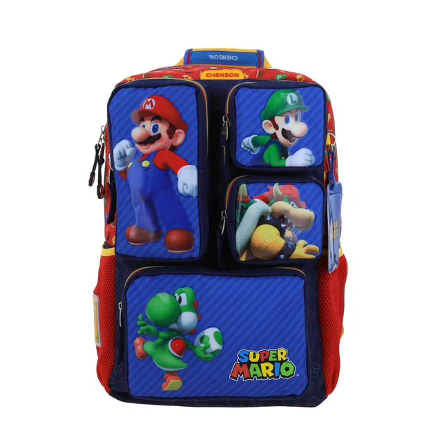 Mochila Primaria Mario Bros Chenson MB71081