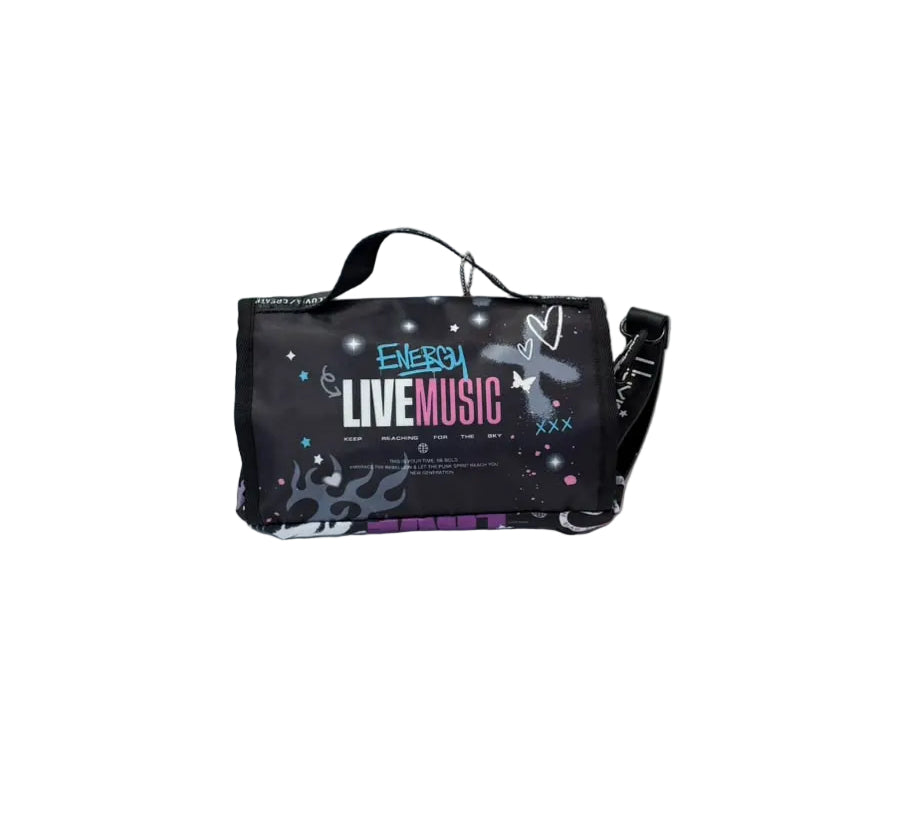 Lapicera Negra Con Figuras Lluvia LL26PCC06